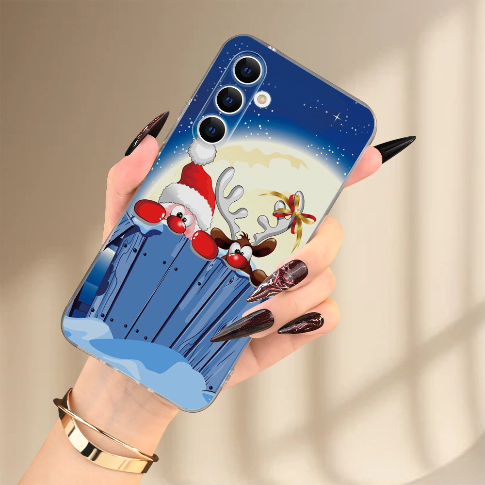 

Hot Selling Christmas Image Design Theme Luxury Shockproof Aesthetic Cute Phone Case, Fun Phone Case Suitable For S/, Gift For , Christmas Halloween Decoration/gift For Birthday