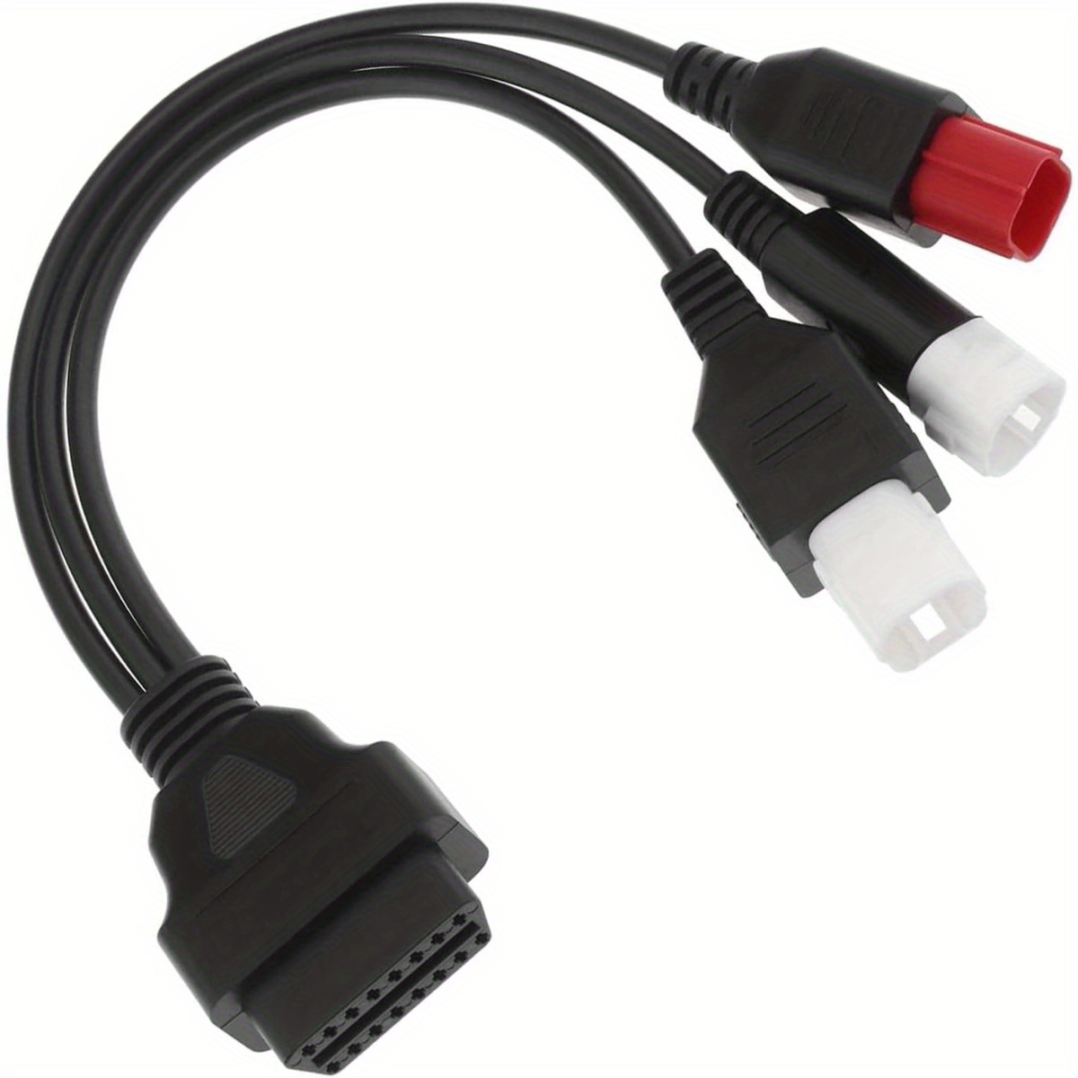 

Motorcycle Adapter Cable For Honda & - Plastic, No Power Required, With Red/black Connectors For Easy Connection, Motorcycle Wiring