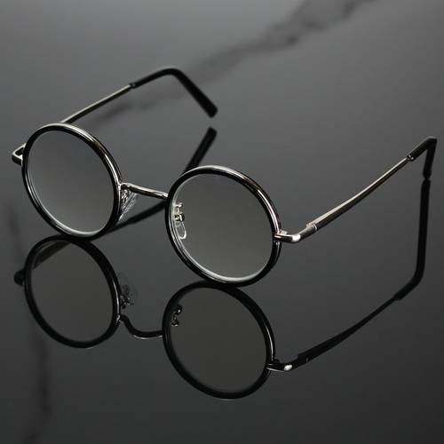 glasses with metal hinge spring comfortable nose pads fashion presbyopia eyewear for men women