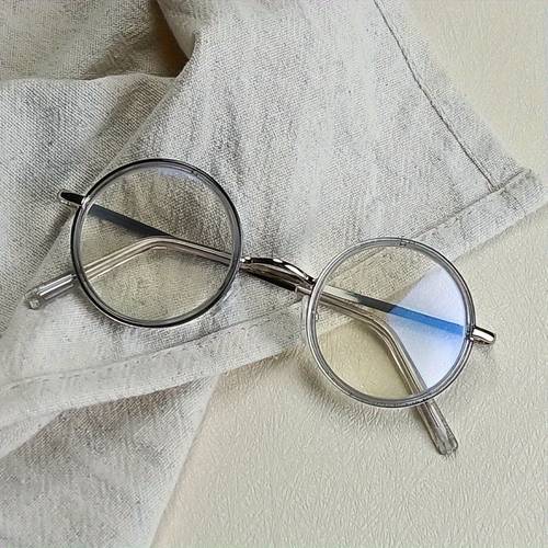 glasses with metal hinge spring comfortable nose pads fashion presbyopia eyewear for men women