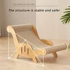sturdy sisal rope cat scratching pad chair durable scratch resistant lounge sofa with firm structure premium large cat deck chair scratcher toy