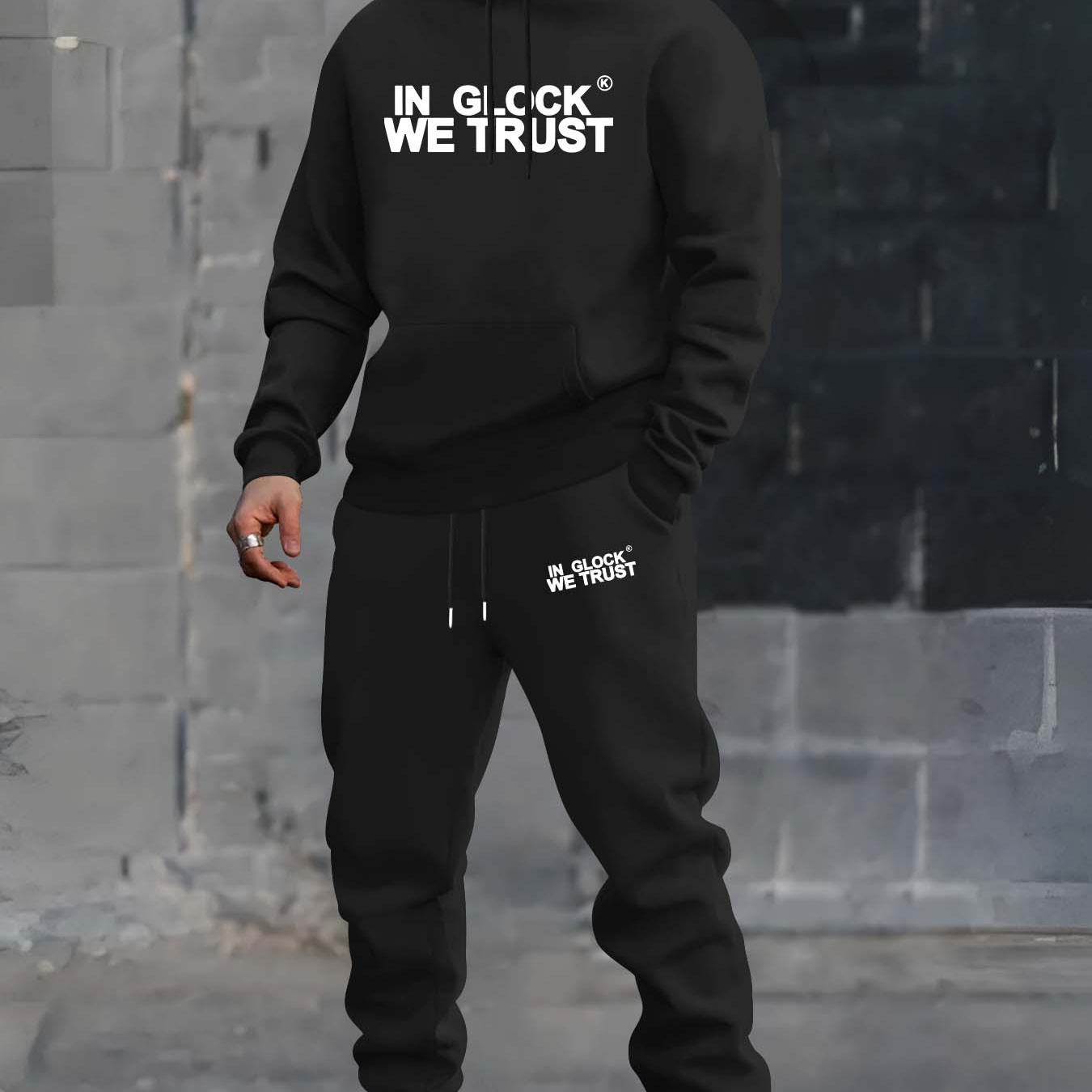 

In Glock We Sweatshirt And 2pcs Set - Sportswear Set