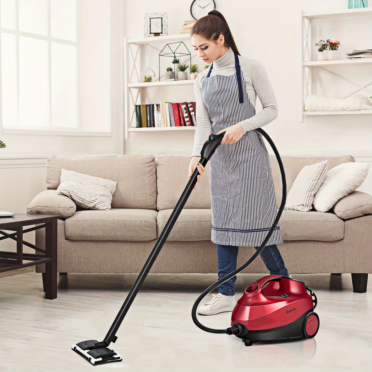 

Costway Multipurpose W/ 19 Accessories, 2000 W Household W/ 1.5l Tank For -free Cleaning, Cleaning For Carpet,