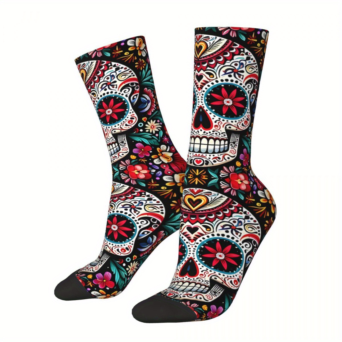 

Men's Polyester Socks Featuring A 3d Print Of Of The Dead In Mexico.