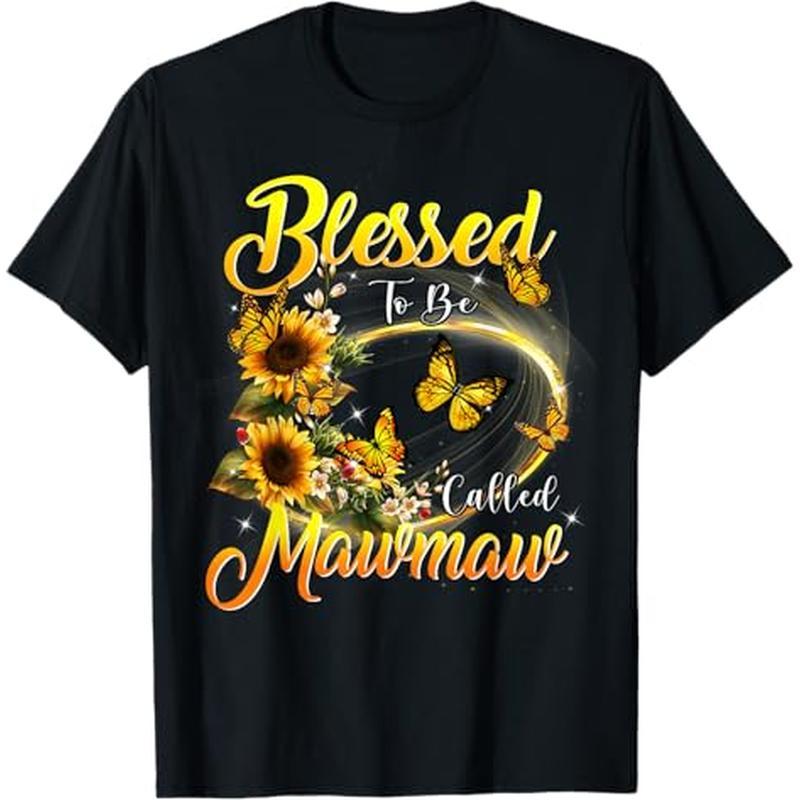 

Blessed To Be Called Mawmaw Shirt Grandma T-shirt, 100% Cotton, Gift For Men Women Dad Mom Friends, S-xxxl, Black