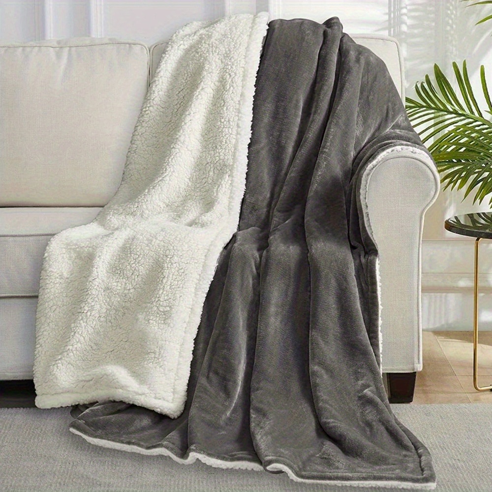 

1pc, Soft And Warm Sofa Blanket, Blanket, Used As Bed Blanket, Sofa Blanket And Bedspread, Indoor And Outdoor Shooting, Photography Props