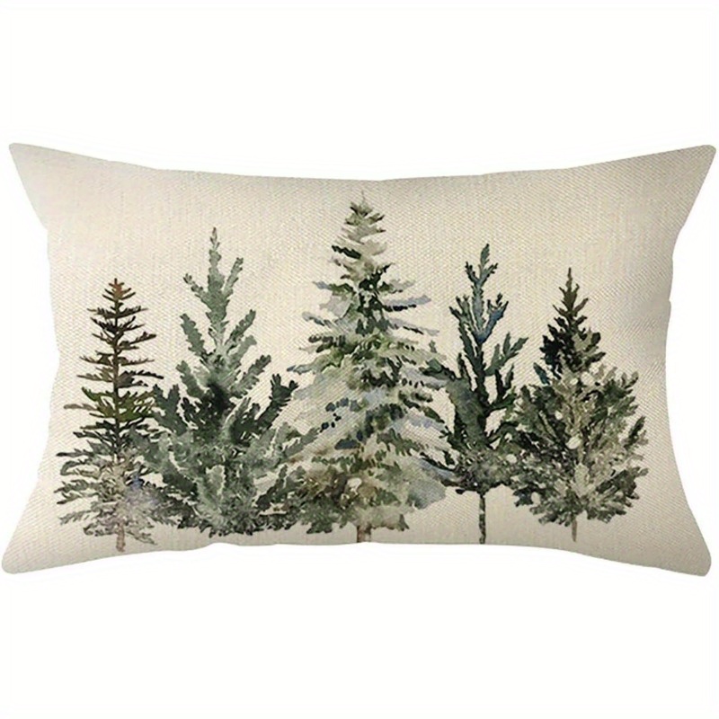

& Hypoallergenic -sided Linen Christmas Tree - Washable, For Sofa & Decor - , Zip ( Not Included)