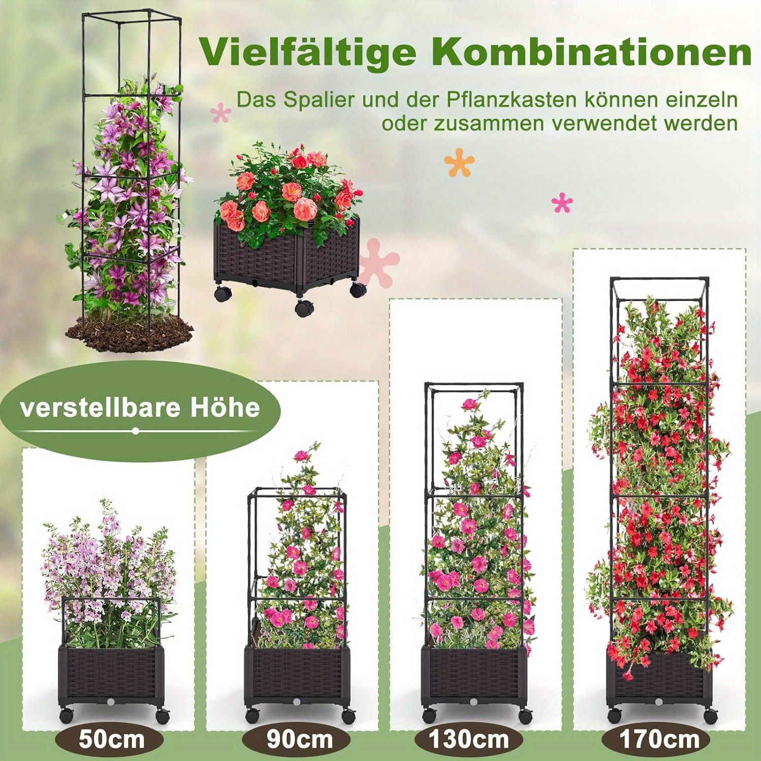 selbstbewässernde blumenkästen Hex Selbstbewässernde Blumentöpfe Kaufen? ✓ Schneller Versand! – Sybotanica main image 0