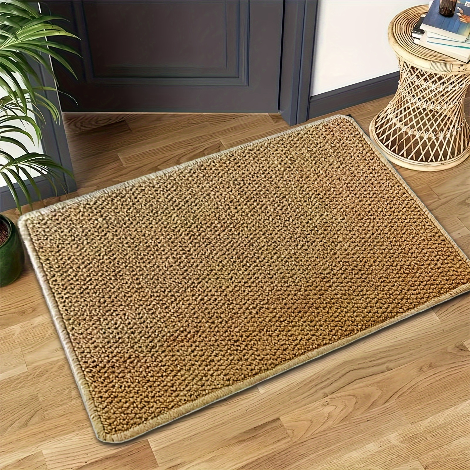 

Artificial Sisal Doormat - Anti-slip Floor Mat, Machine Washable Entrance Carpet For Home Decoration, Non-slip And Wear-resistant, Oil And Water Absorbent