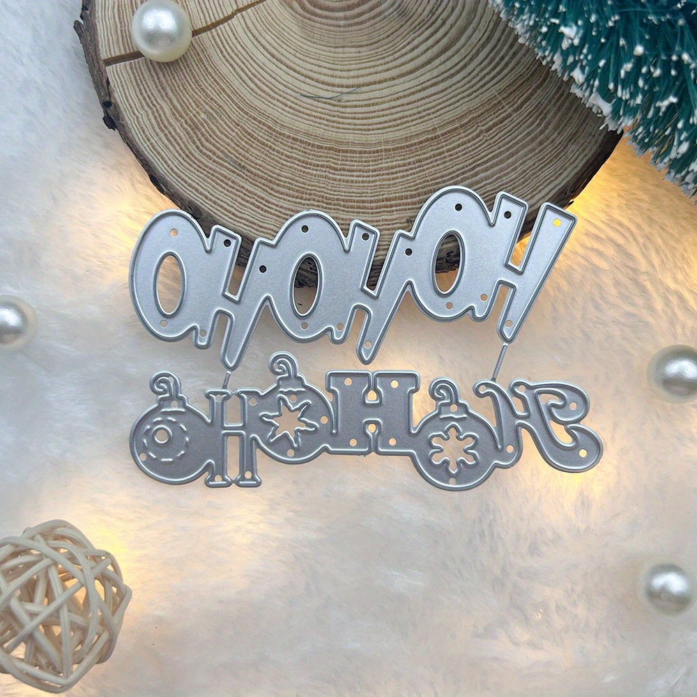 

Christmas Metal Cutting Die - Embossing For Diy Scrapbooking, Paper Crafts & Decorations