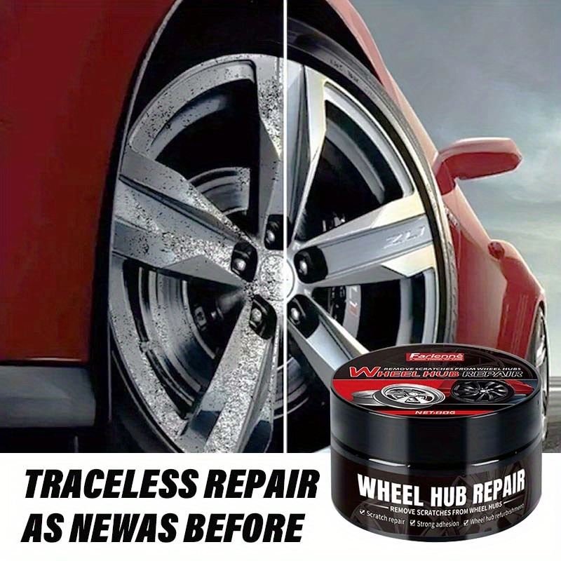 

1pc Universal Wheel Repair Kit - Alloy Wheel Remover, Oxidation Frost & Rust , Car Wheel Care Polishing Paste, Maintenance Solution For All Vehicle Models