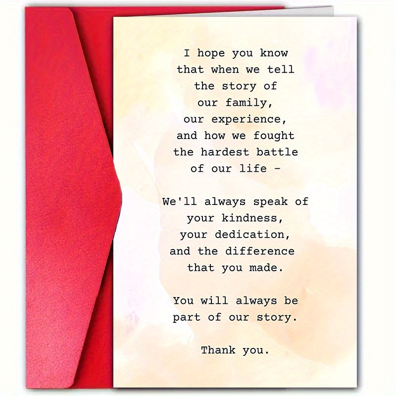 

Appreciation Thank You Card With Envelope (4.7"x7") - Nurses, Doctors & Hospital Staff | Ideal For Nurse Appreciation Day, & Nicu Nurses Nurse Appreciation Gifts