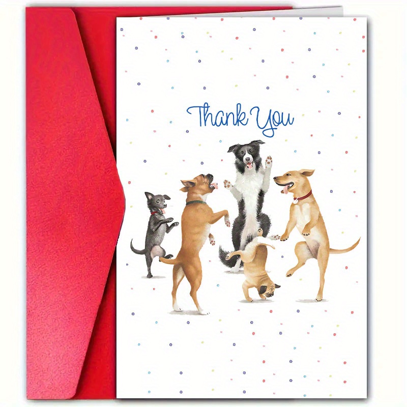 

Thank You Card With Envelope - Doctors, Nurses & Pet Lovers, 4.7"", Appreciation &