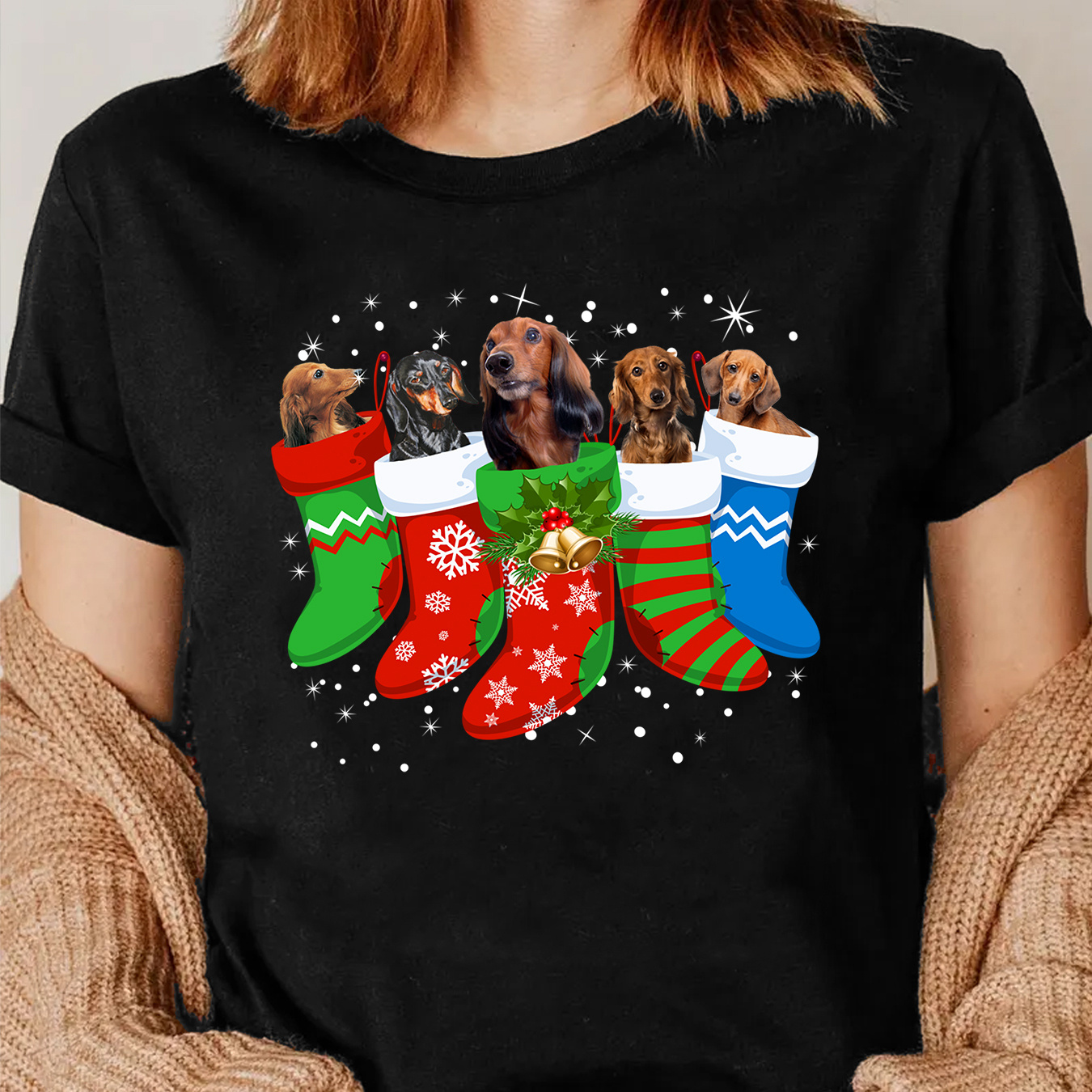 

Christmas , Christmas Dog Pattern Printed T-, And , Women's Clothing