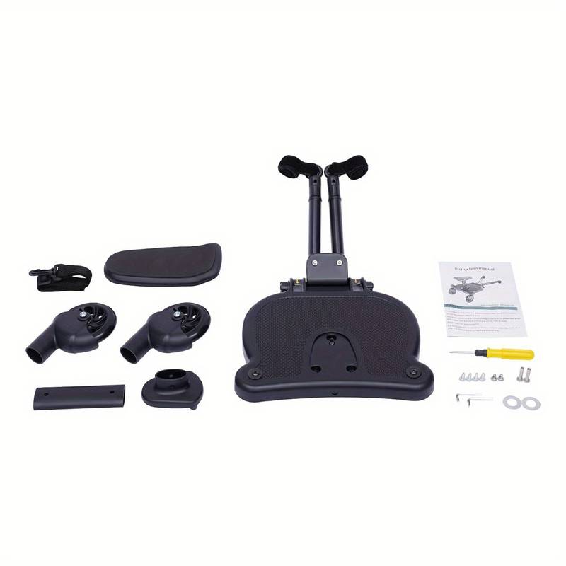 Planche De Poussette Avec Siège Amovible – Pour Enfant 2-6 Ans (Max 25 Kg) – Universelle, Réglable