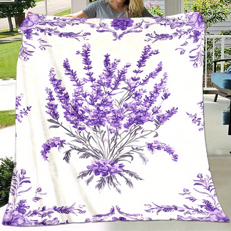 

Luxurious Softtouch Purple Lavender Blanket - -, , And For , , , Sofa Lounging, And Decor - Christmas For , Christmas Decor