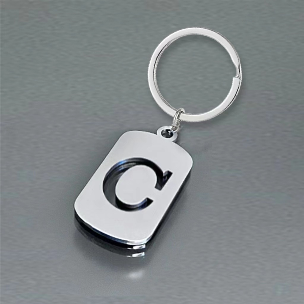 

Stylish Stainless Steel Keychain With - Men's Backpacks & Car Accessories, Minimalist, Pendant