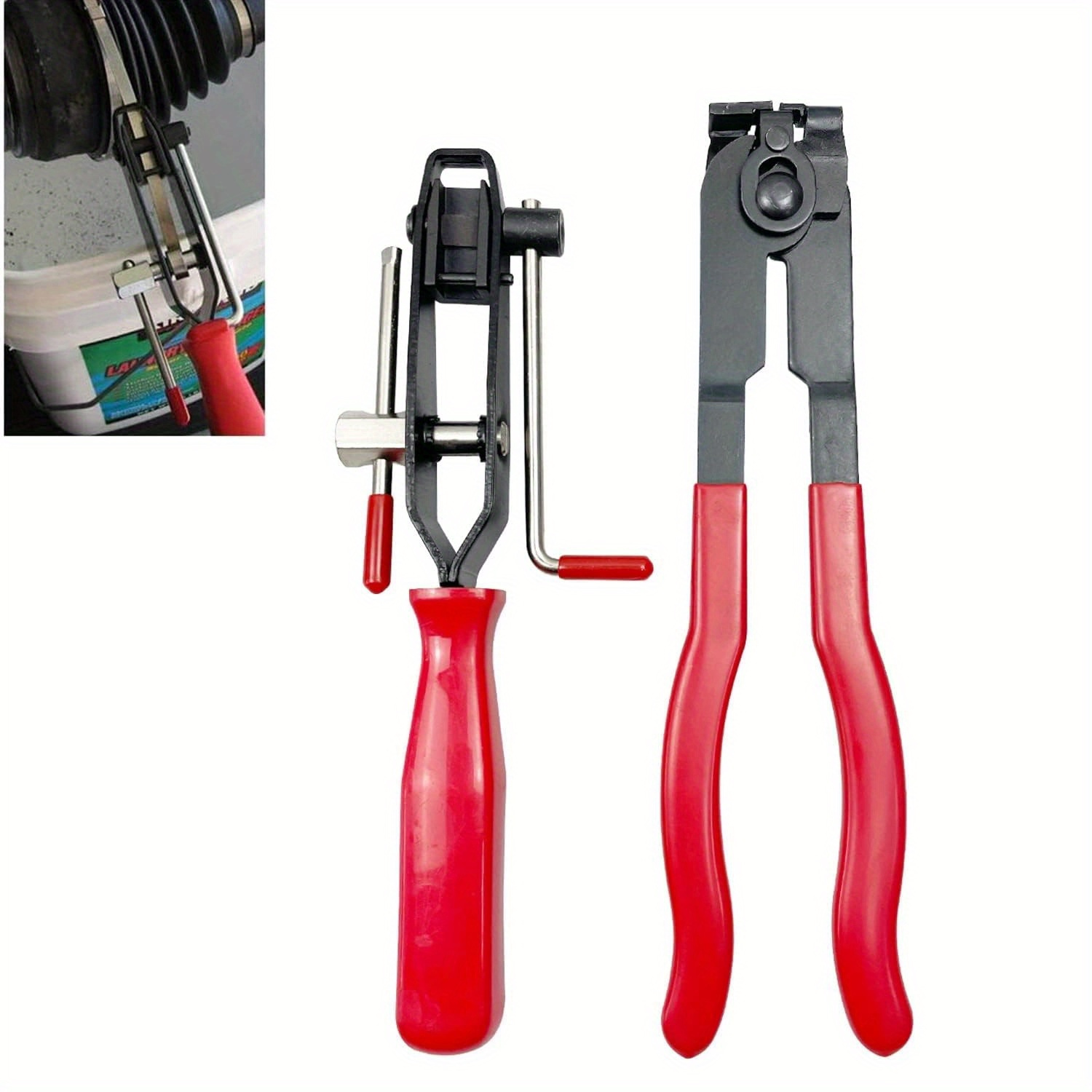 

Allsome 1pc/2pcs Cv Boot Clamp Pliers Cv Joint Ear Clamp Banding Tool Set For Vehicles Atv Utv Boot Clamps