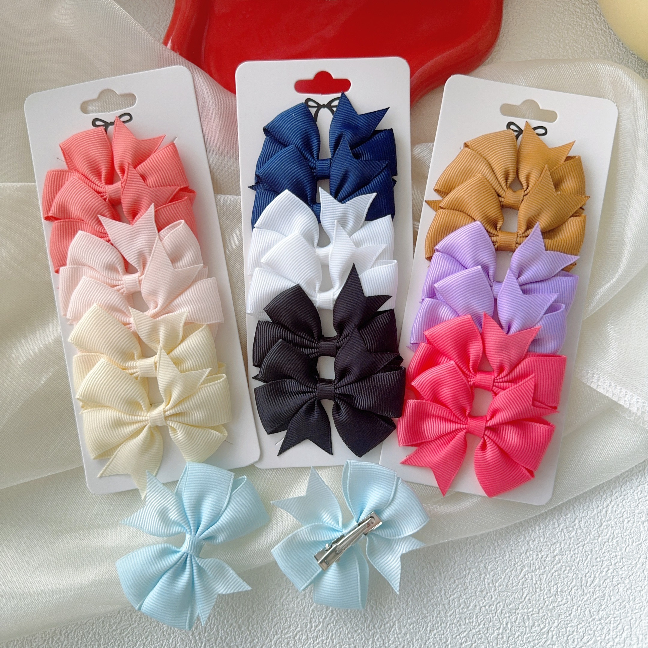 

6pc Set Cute, Sweet, Fashionable, Unique And Female Hair Clip