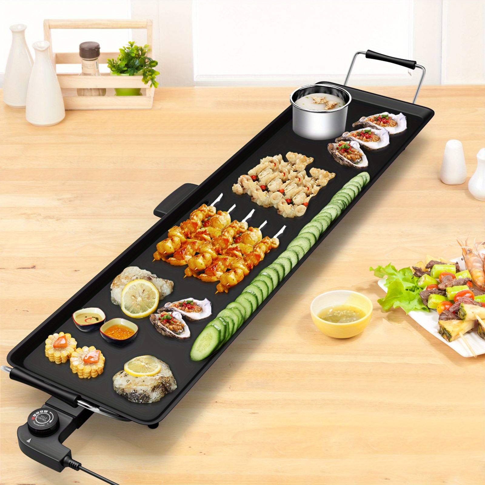 

Costway 35" , Nonstick Cooking For , Table & , 2000w