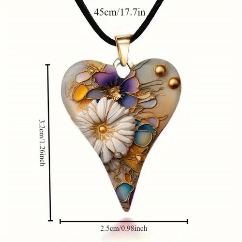 1pc stylish and beautiful creative multi colored necklace mens and womens necklace perfect anniversary gift jewelry gift for relatives