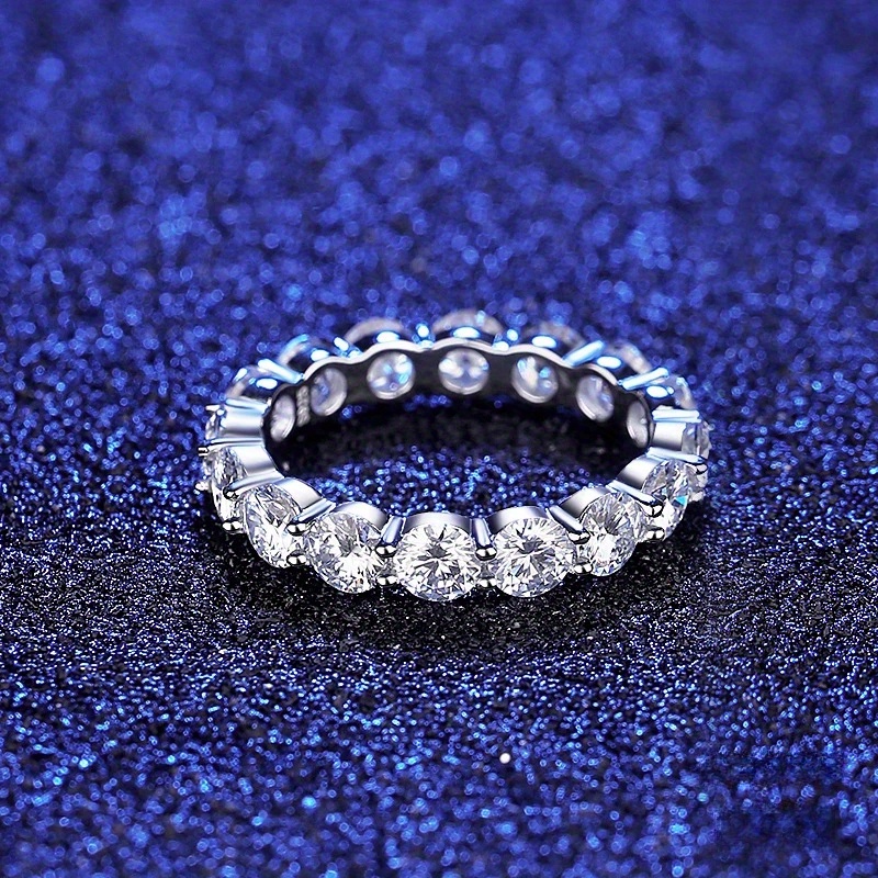 Sparkling CZ Engagement Wedding Band Women Ring Size 5 10