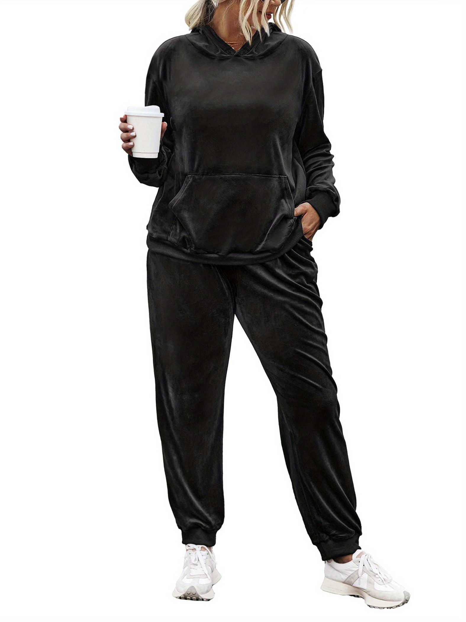 Ladies Tracksuits Plus Size Velour Jogging Suits Plus Size Womens
