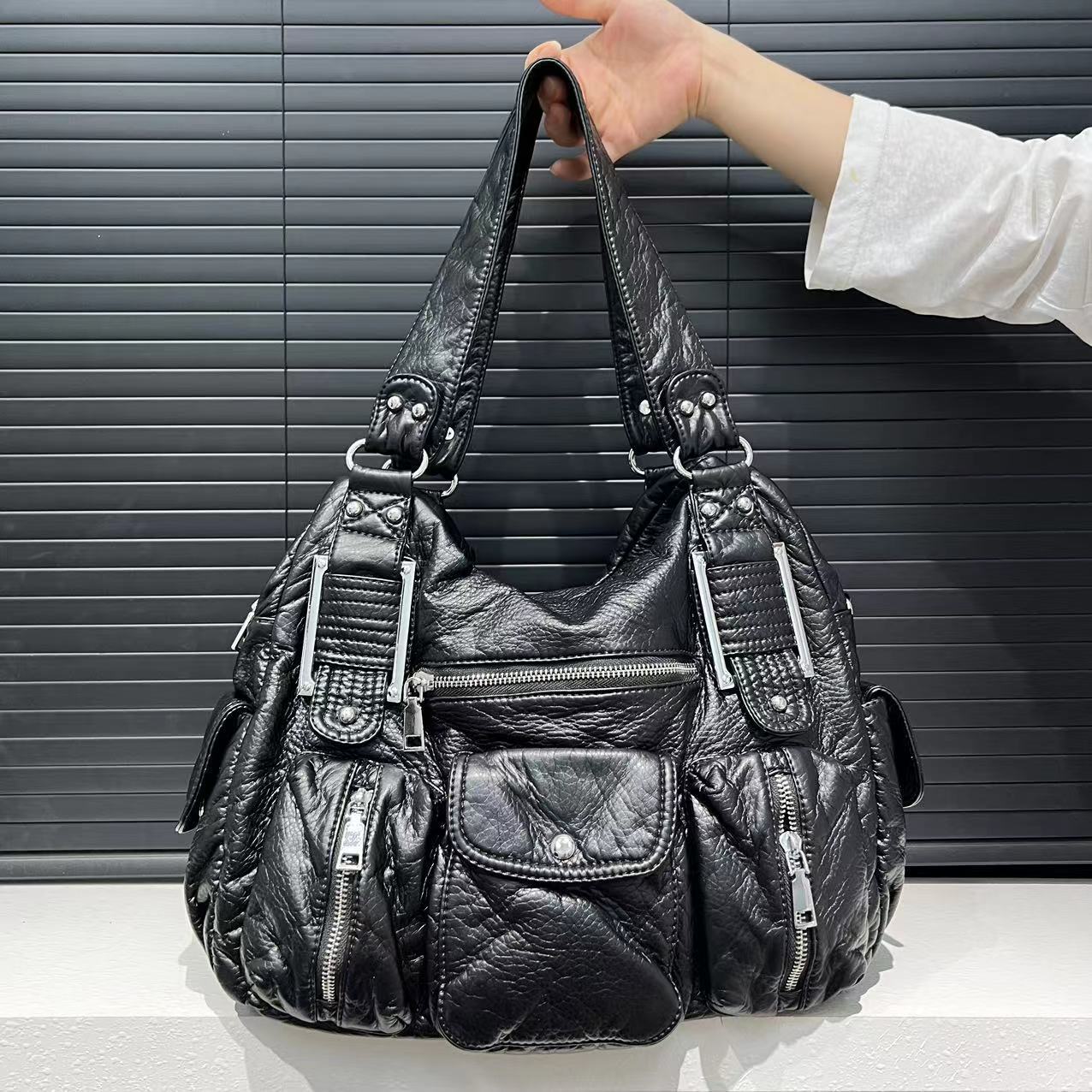 y2k style womens tote bag black synthetic synthetic - Temu