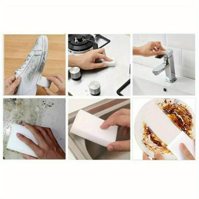   wipes super absorbent melamine foam multipurpose home cleaning gentle car wash   cleaning sink dishes bathroom tile essential cleaning supplies and   for living room bathroom kitchen car use without electricity details 4