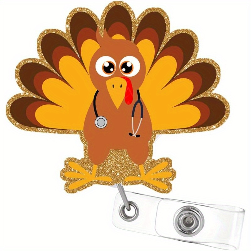 

Turkey Retractable Id Tag - , No Battery Needed - For Nurses &