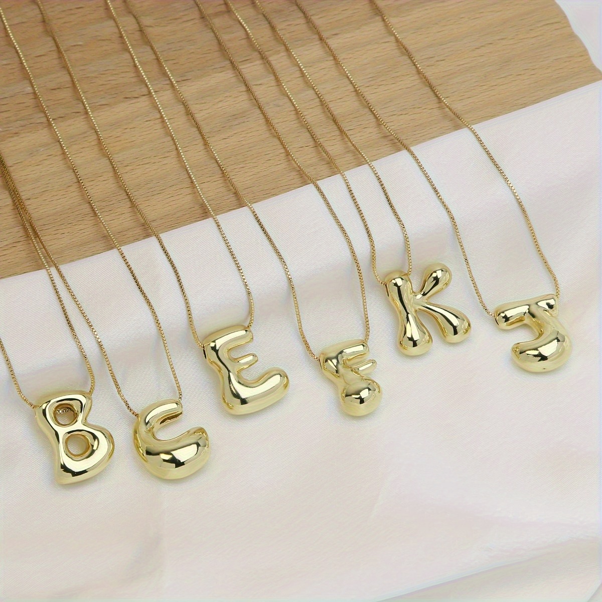 

1pc Golden-tone Alphabet Pendant Necklace - Elegant Stainless Steel Initial Jewelry For , , Parties, And Gifts, Gift Item Jewelry | Minimalist Necklace | Stainless Steel Jewelry