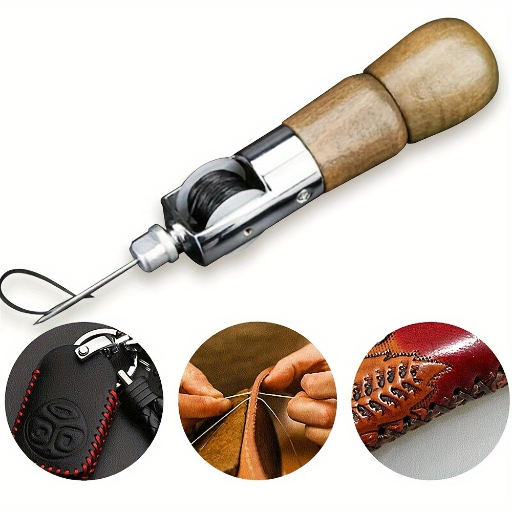 metal sewing kit with needle hand sewing tool for diy   and repair leather needle Product details 0