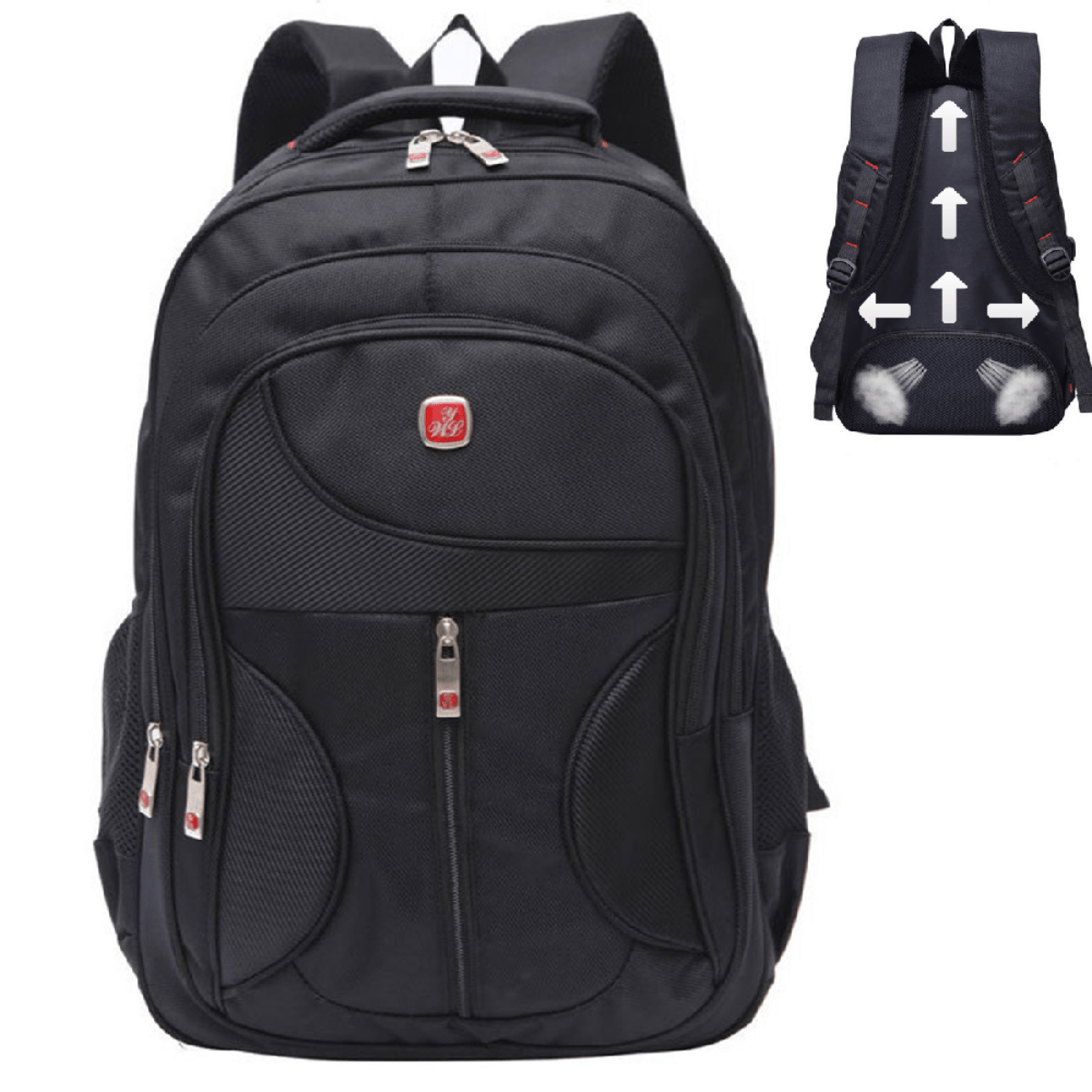 1set Backpack Women Men Backpack Hiking Work Backpack