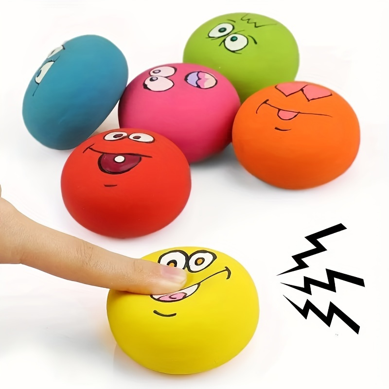 

Fun Interactive Pet Ball Toys - Balls For Training, Teeth Cleaning, And Fetching Fun - Squeaky Dog Toys For Endless Entertainment (random Color)