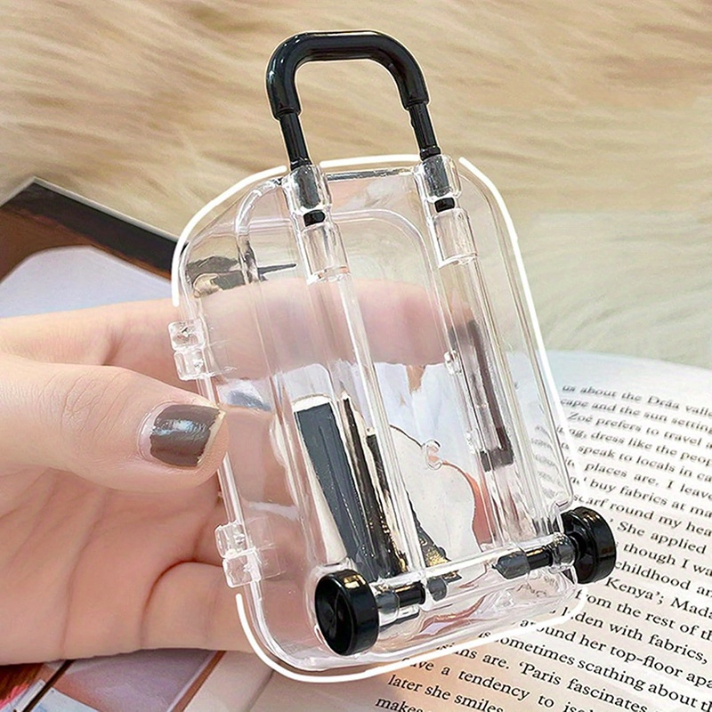 

2pack Box, Clear , Suitcases Box, Miniature Box For Decoration Jewelry