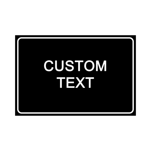 personalized large yard signs with stakes custom text waterproof durable gardens courtyards lawns 24x18 18x12 inch warning caution notice outdoor decor