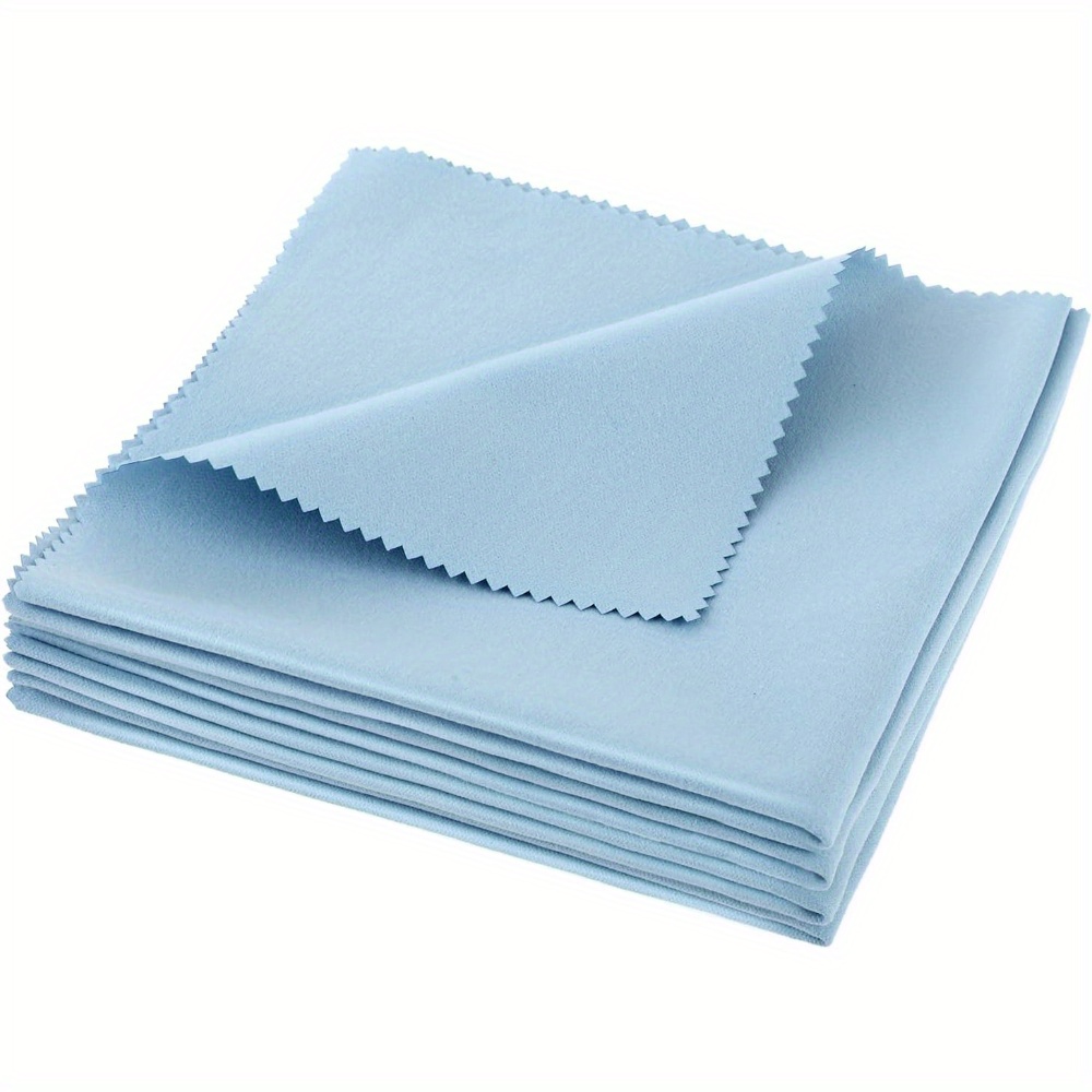 

4pcs Soft Microfiber Cleaning Cloths, Suitable For Violin, Guitar, , Brass, Trumpet, Camera Lens, And Screen Cleaning (blue)