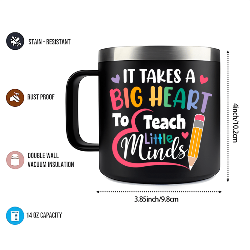 1pc stainless steel insulated travel mug   double wall vacuum insulated spill resistant reusable machine washable perfect gift for teachers and women ideal for car outdoor camping sports 4