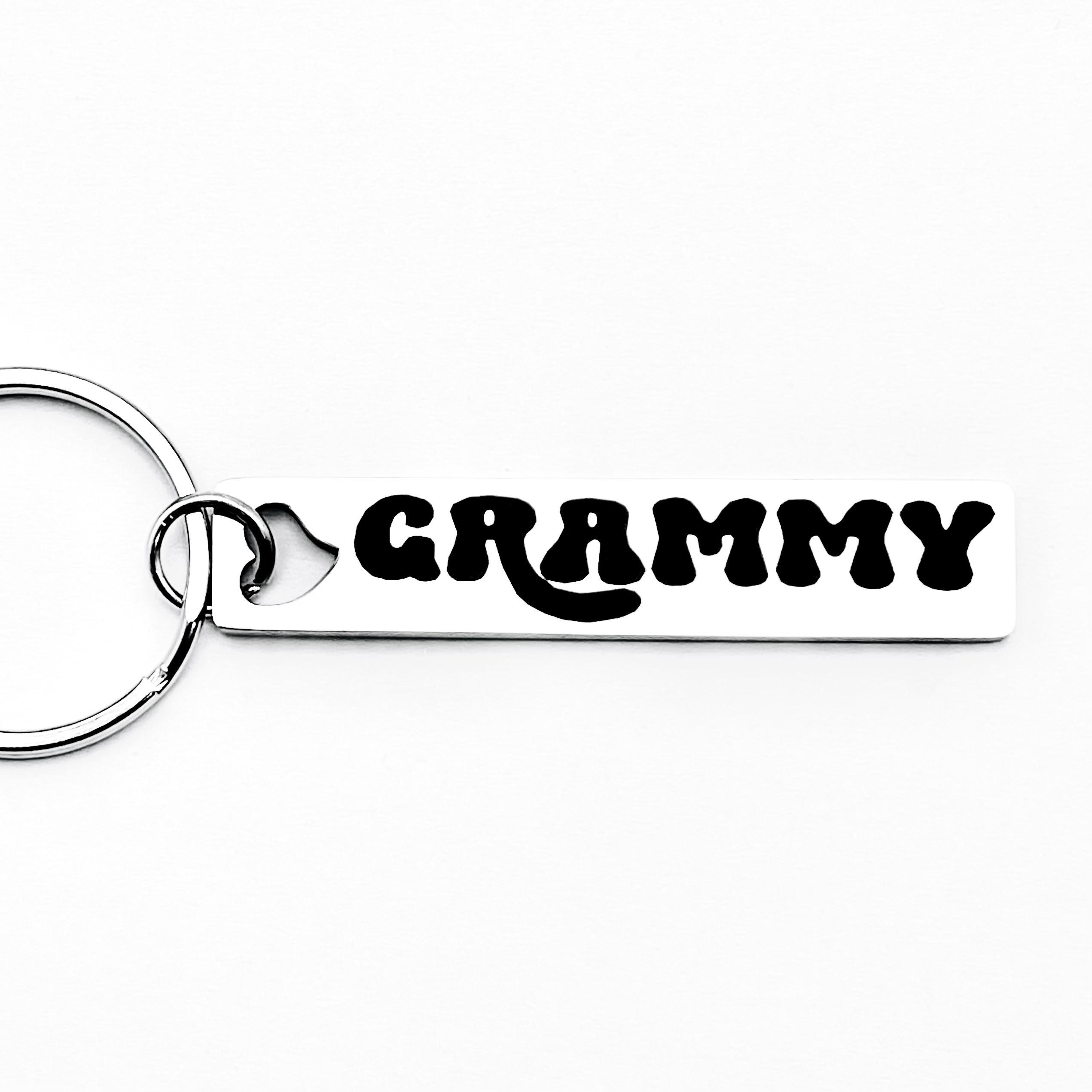 

Grammy Personalized Stainless Steel Keychain Gift Is The Perfect Gift For Grammy