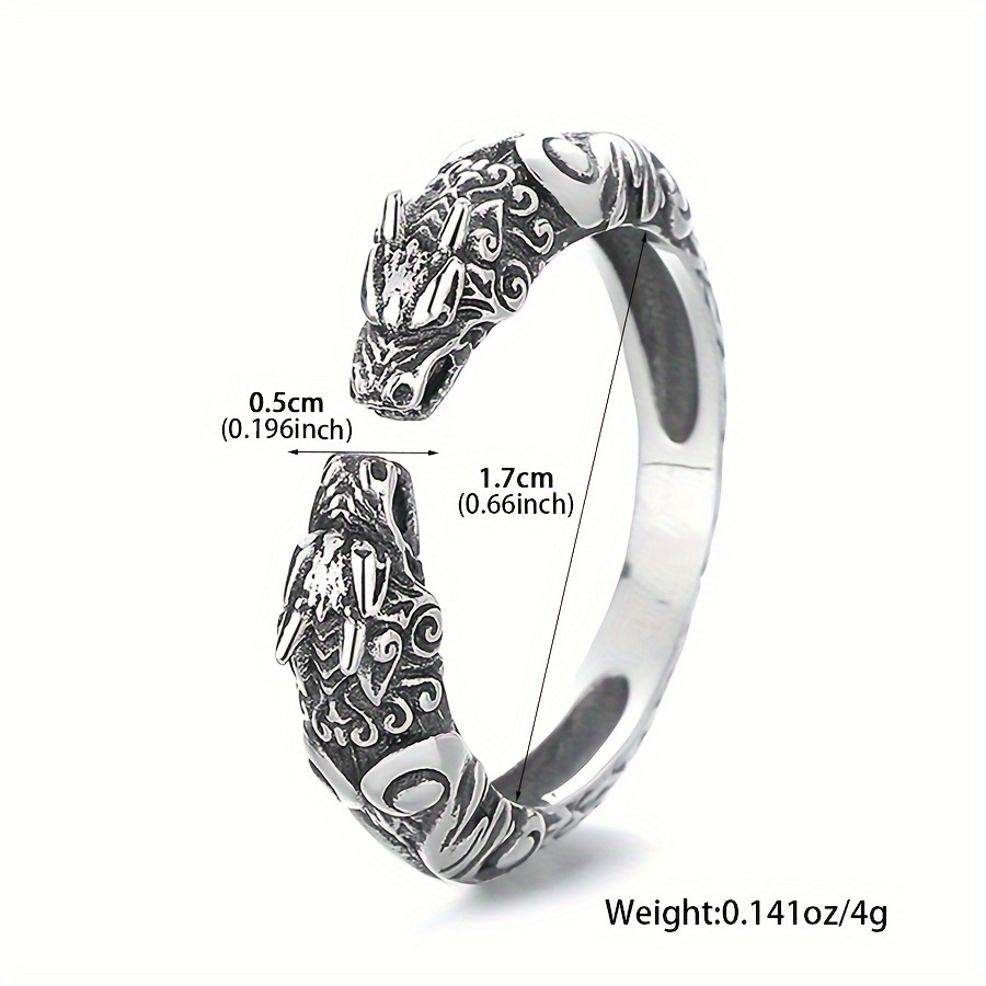 

Unisex Tribal Style Adjustable Double Bracelet Ring - S925 Pure Silver , - Banquet, Couple Gift - About