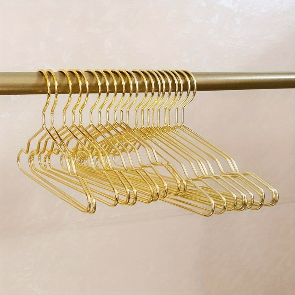   30pcs   hanger small dog closet hanger doll clothes hanger closet   hangers pet accessory nursery   hangers cat hanger   clothes rack cat accessories metal the cat   golden hangers