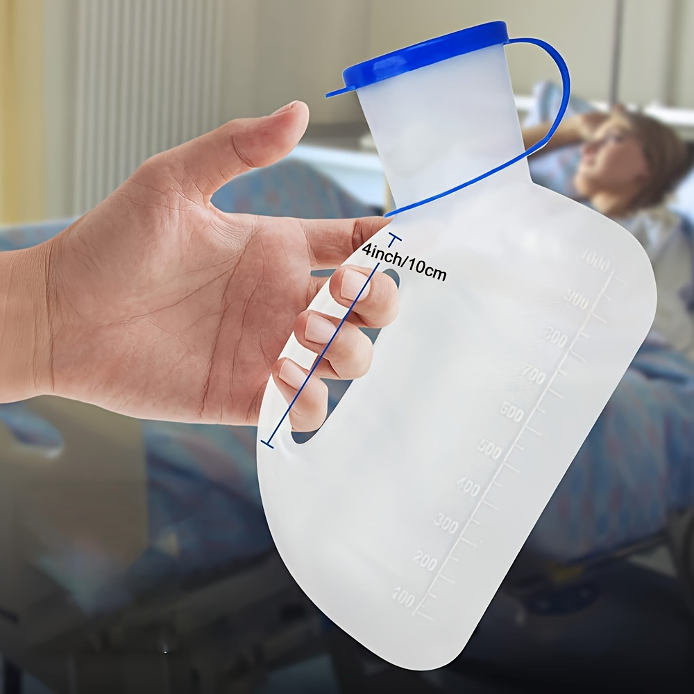 leak proof portable urinal 33 81oz lightweight with lid funnel materials large capacity for seniors patients camping travel details 2