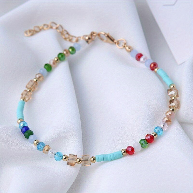 

Bohemian Handmade Crystal Bead Anklet Bracelet Anklet Beach Anklet Women's Jewelry - Stylish, , For Parties, Holidays, Anklets, Jewelry Gifts