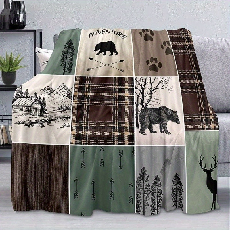 

Polyester Blanket Applique - , All , Tear - Decor, Bear