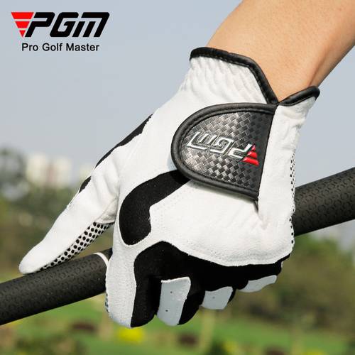golf glove sports mens gloves microfiber single piece anti slip professional full finger gloves st017