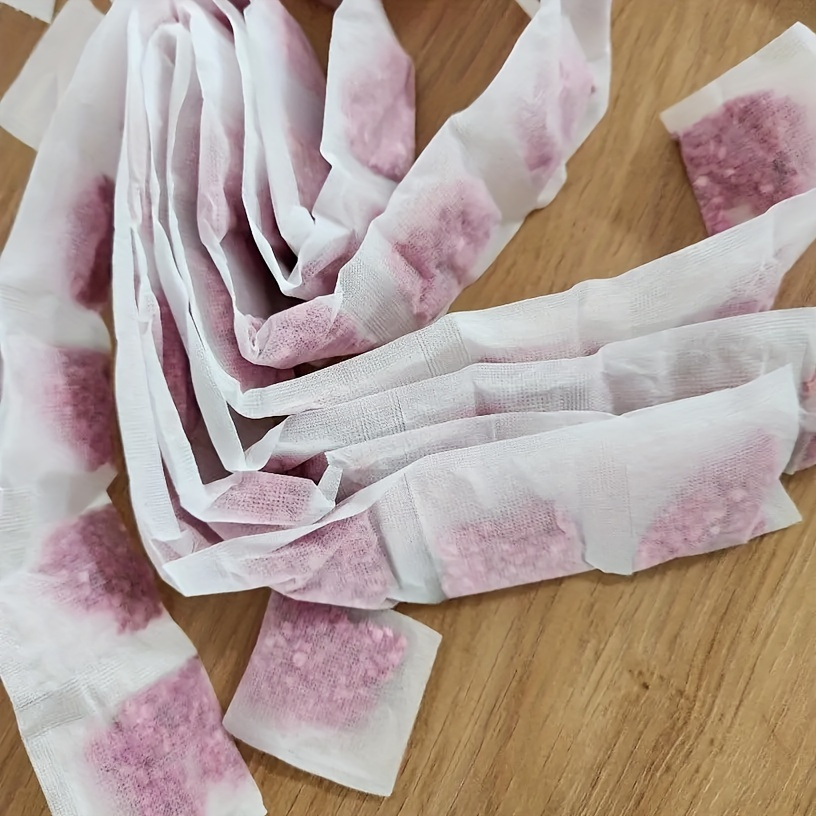 20pcs Rose Scented Plastic Perfume Sachets -  Flower Sachets for Closet, Household Use - Red