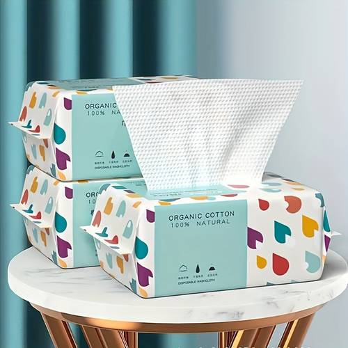 100 disposable face towels soft thick easy to tear ideal for 100types beauty salons home facial cleansing