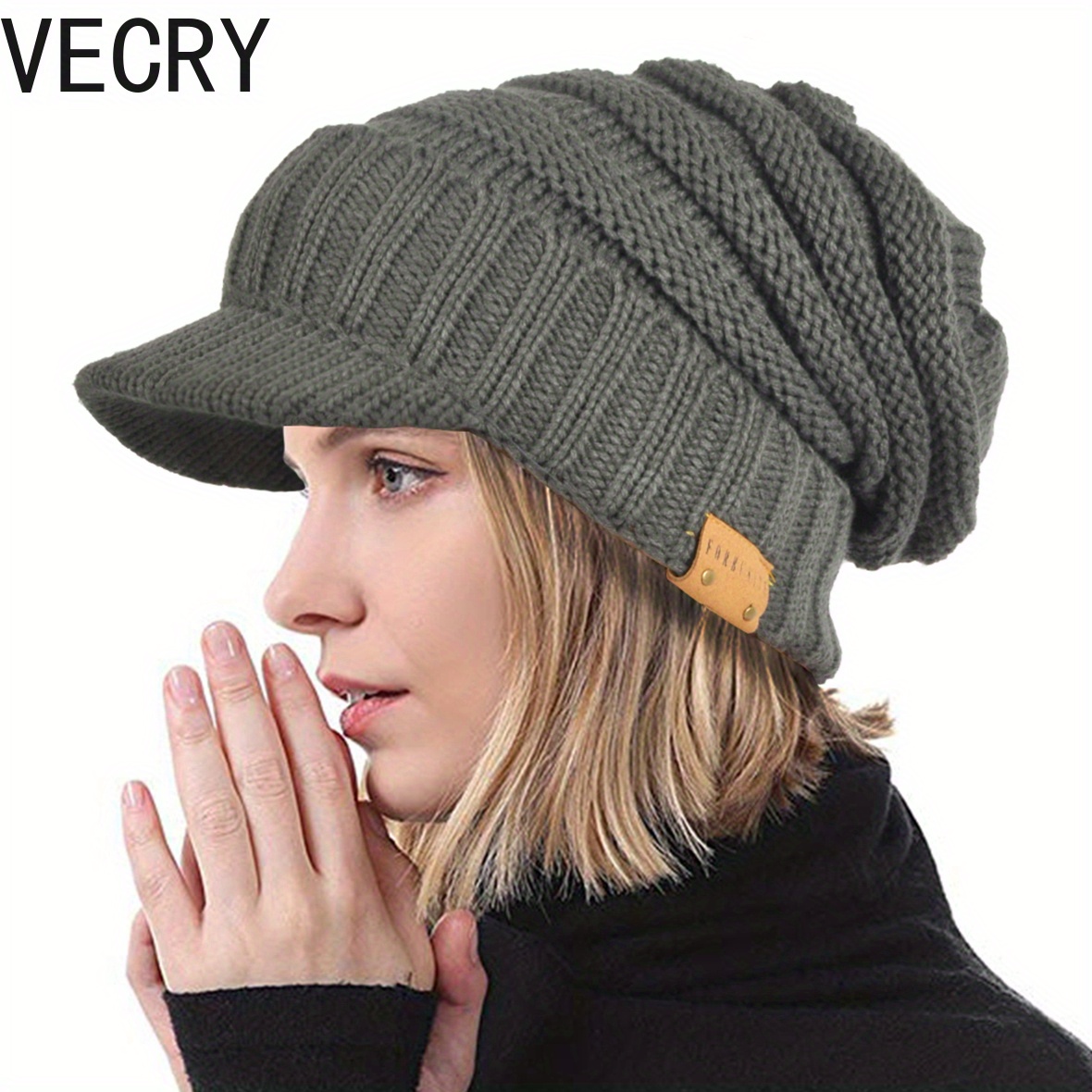 

Vecry Women's Fleece Lined Cap Hat