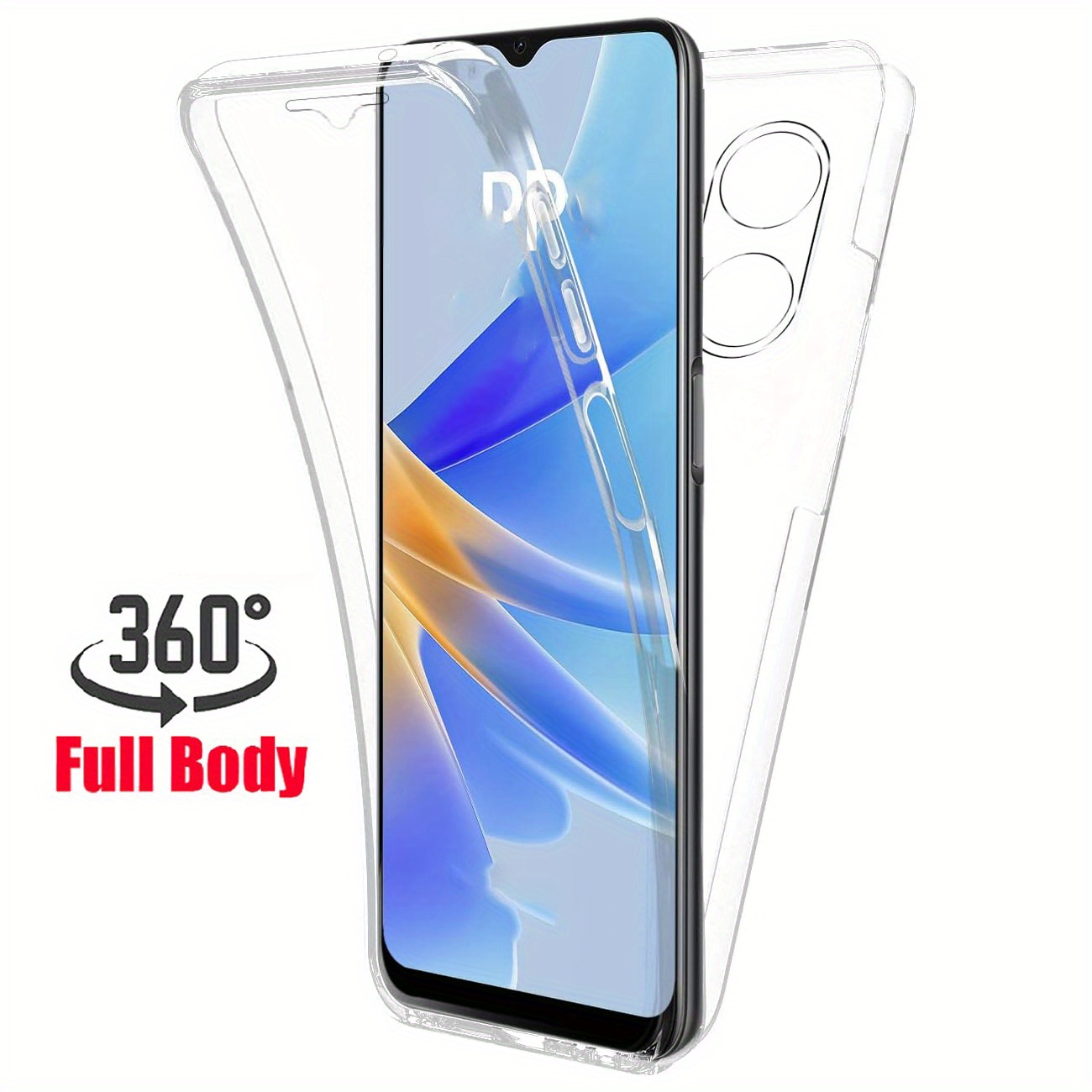 

Étui de téléphone à complète double 360° écran protecteur de OPPO A38, A18, A98, A79, A58, A78, A17, A17K, A57, A57S, A77, A77S, A16, A16S, A54S, A76, A96, X3 , X3 NEO, Realme C21Y, C25Y, C30, C30S,