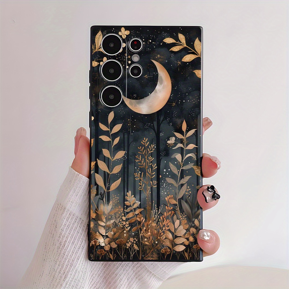 

Bohemian Case With Aesthetic Moon Starry Night Vibrant Flowers Leaves S22/s22+/s22 Ultra/s23/s23+/s23 Fe/s23 Ultra/s24/s24 Plus/s24 Ultra/a32/a35/a15/a53/a54/a51/a55/a33/a14/a05s, Protective Cover